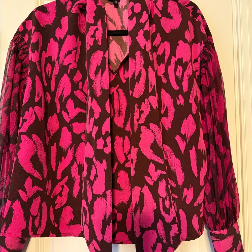 Pink Leopard Print Women's Jacket